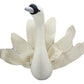 Ebros Gift Fiona Walker England Handmade Organic Baby Animal White Swan Head With Cascading Tail Feathers Wall Decor The Origina