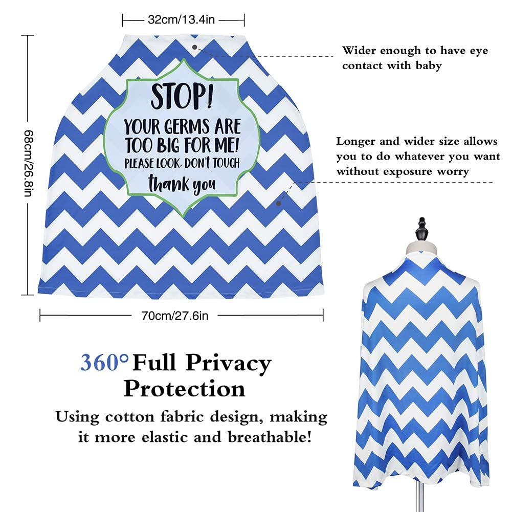 Metplus Stretchy Infant Car Seat Canopy, Metplus Baby Carseat Cover, Soft Nursing Breastfeeding Cover, Multi Use Newborn Carrier