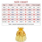 Cqdy Belle Princess Dress Costume Sleeveless Party Christmas Halloween, Yellow, 4-5T