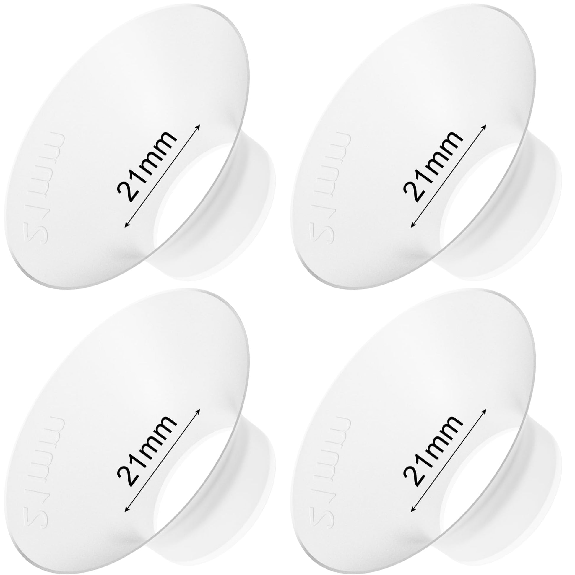 Gotocut Flange Inserts 21Mm Compatible With For M5/M6/M9/V1 Pro/V2 Pro/V1/V2 Momcozy Breast Pump, Short Flange Insert For Elvie