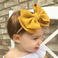 Koolgil Baby Girl'S 5 Inches Soft Double Bow-Knot Nylon Headband Toddler Headdress For Photography Party Festivals (3-Red Army G