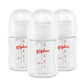 Pigeon Glass Baby Bottles Wide Neck, 5.4 Oz, Pack of 3