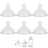 Silicone Nipple for Philips Avent Natural Baby Bottles and Natural Trainer Sippy Cup, Medium Flow (Flow 3), 1m+, 6 Count