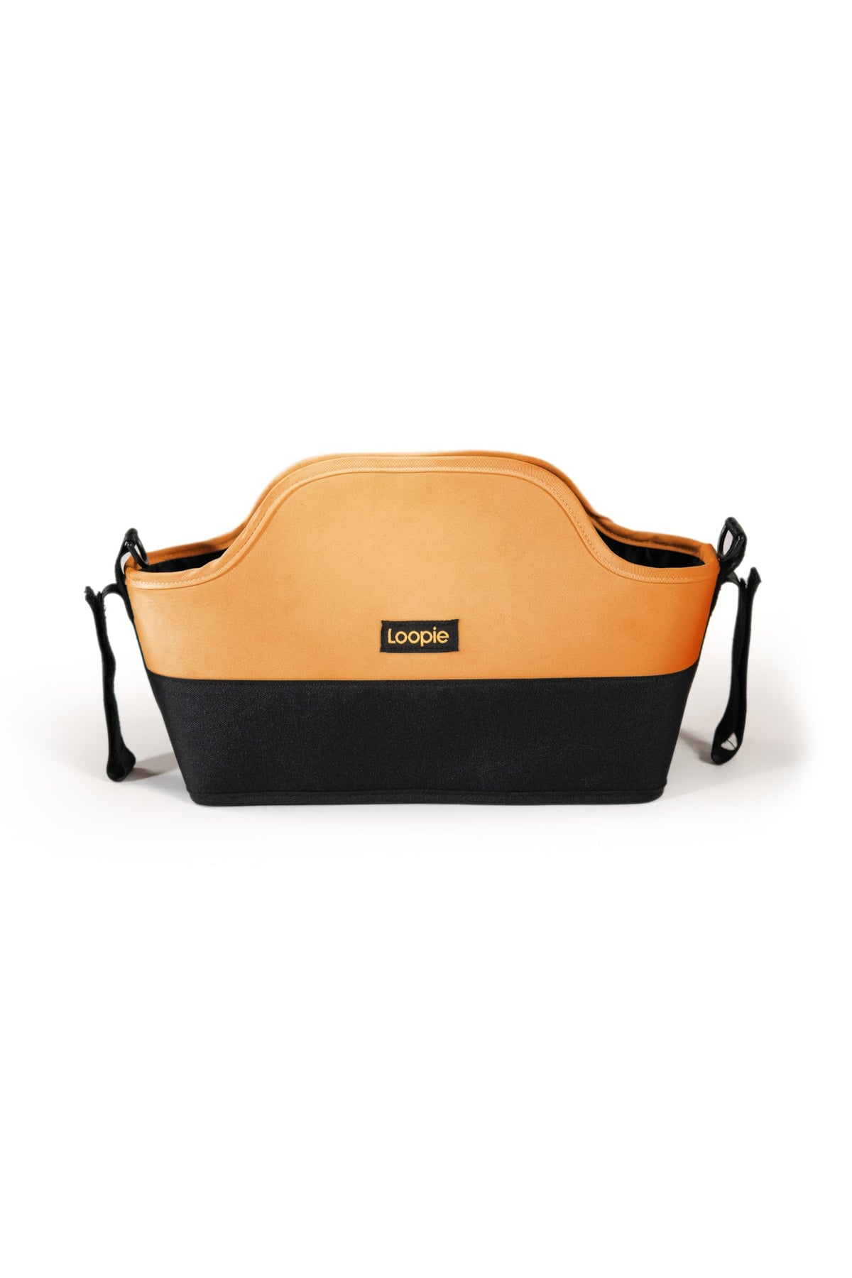 Loopie Organiser Bag Baby Stroller Organiser Bag | Caddy Bag | Universal Fit | Magnetic Closure | Orange