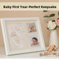 Pewingo Baby Footprint Kit,Baby Clay Hand And Footprint Kit,Newborn Baby Handprint Kit,Baby Keepsake Frames For First Mothers Da