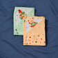 Baby Wrap Blanket, Soft Cotton, Cartoon Print, Pack of 2, Green and Yellow, Newborn