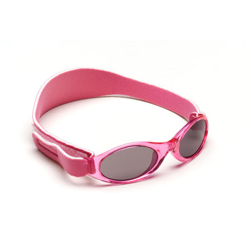 Banz Bubzee Baby Sunglasses, 0-24 Months - Petal Pink - 100% Uv Eye Protection, Sun Glare Reduction, Shatterproof Lenses, Size A
