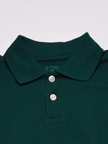 The Children'S Place,Long Sleeve Polo,Spruceshad,12-18Mos