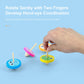 Wodi Wooden Spinning Tops, 17 Pcs Wood Novelty Gyroscopes, Kids Handmade Painted Spinner, Kindergarten Toys, Vintage Craft Spin