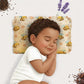 Baby Mustard Seed Pillow With Supersoft Fur Fabric With 036 Months | Cartoon Print Infant Head Support Cushion (Birds  Yellow)
