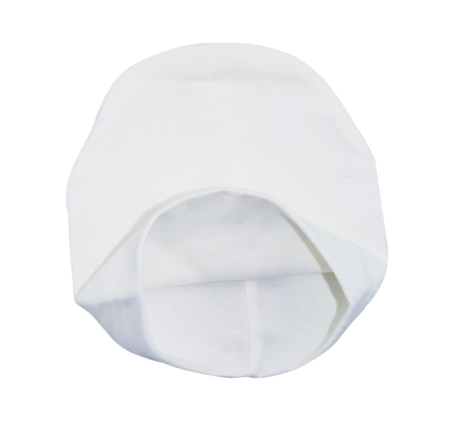 Bestjybt Baby Beanie Hats Infant Toddler Beanies Baby Girls Boys Soft Knit Kids Beanies Hat Cap (White, S(6-12 Months))