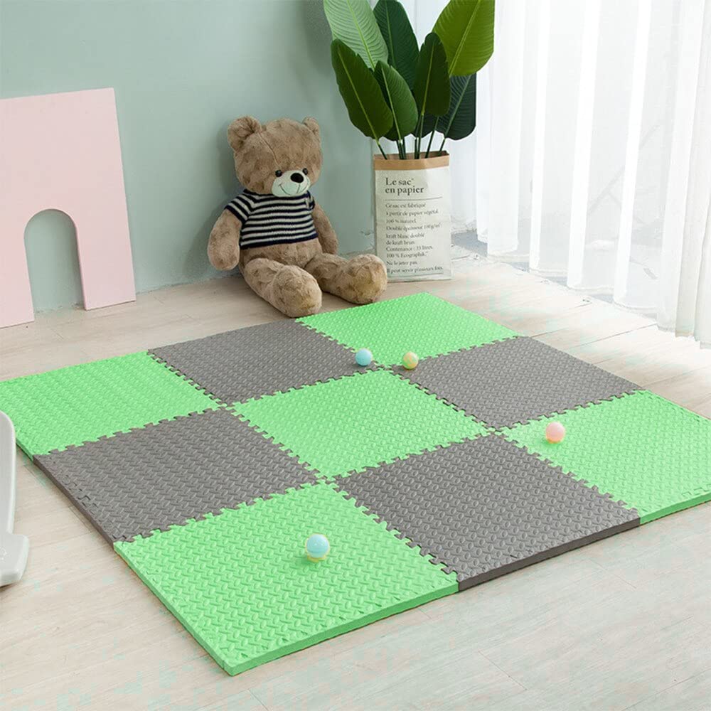 Signatron 12 Tiles  48 Sqft, Kids Puzzle Exercise Mat With Eva Foam Interlocking Tiles Play Mats And Protective Flooring For Of