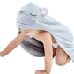 Hiphop Panda Bamboo Hooded Baby Towel - Soft Hooded Bath Towel For Babie, Toddler,Infant - Ultra Absorbent, Natural Baby Towel P