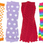 Judanzy Newborn 6 Pack Baby Leg Warmers (Colorful Girls 6 Pack)