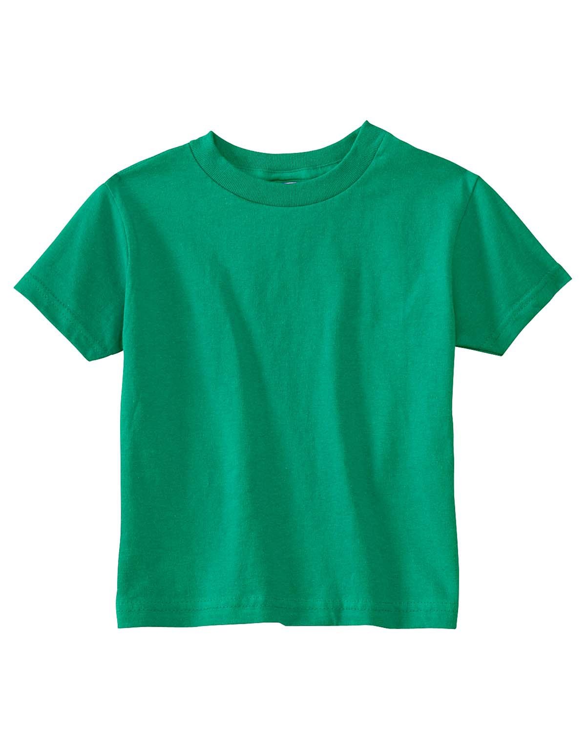 Rabbit Skins 5.5 Oz. Jersey Short-Sleeve T-Shirt (Rs3301) Kelly Green, 4T