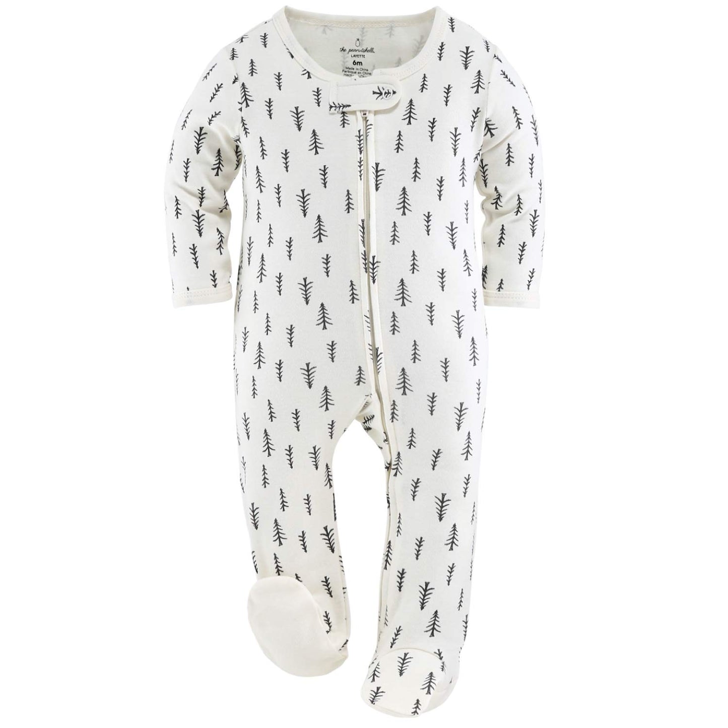 The Peanutshell Baby Sleepers For Boys Or Girls Set Of 3 - Newborn Baby Boy And Girl Clothes, Soft Cotton Unisex Footed Pajamas,