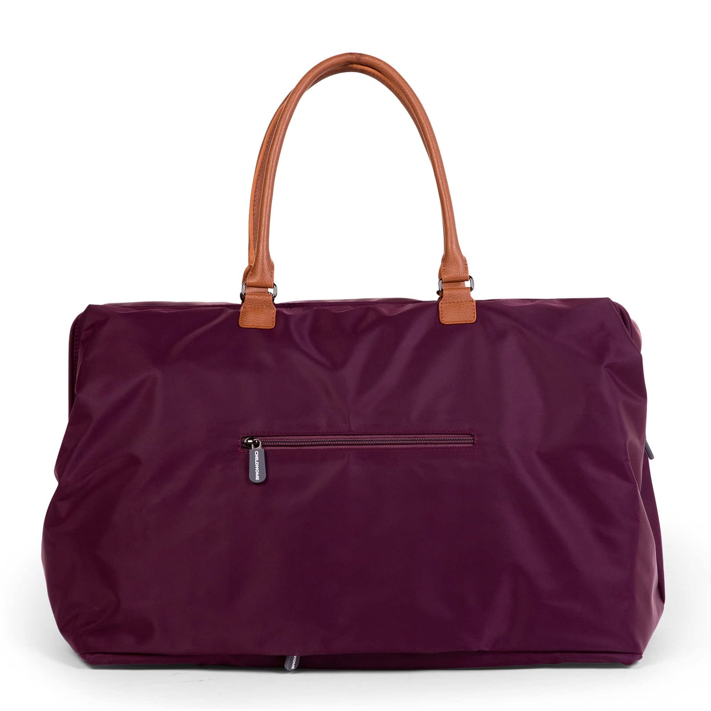 Childhome Original Mommy Diaper Bag - Large Tote for Travel and Hospital - Pregnancy Must Haves (Aubergine)