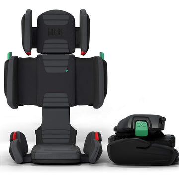 Mifold Hifold Adjustable Kids High Back Booster Car Seat with Strap - Slate Grey