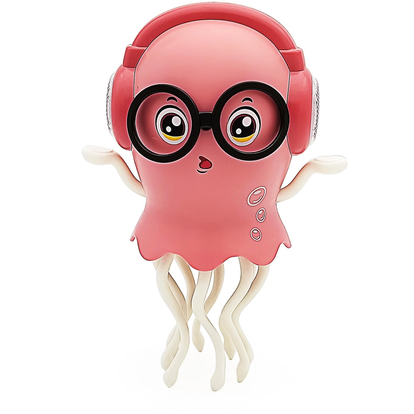 Tipmant Baby Toddler Electric Jellyfish Toys Cute Electronic Octopus Animal Vehicle Car, Dance, Crawl, Music, Luminous Lights, K