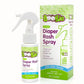 Boogie Diaper Rash Cream Spray For Baby, Travel Friendly No-Rub Touch Free Application For Sensitive Skin, Over 200 Sprays Per B