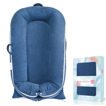 Corduroy Baby Lounger Cover For Dockatot Deluxe + | 100% Cotton Hypoallergenic Newborn Premium Quality Spare Cover(Cover Only) (
