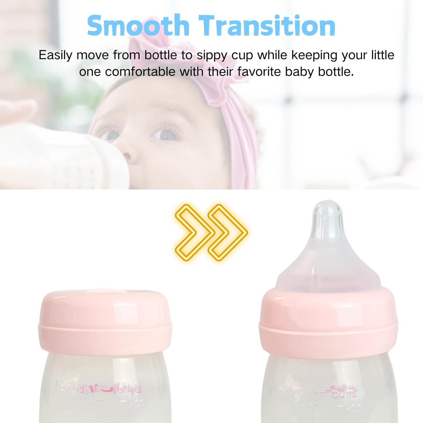 4 Pack Silicone Nipple Compatible With Spectra Bottles, Soft Clear Food Grade Anti-Colic Silicone Spout Nipples Replacement, Slo