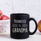 Pregnancy Announcement For Grandparents Black Coffee Mugs - Grandma To Be & Grandpa To Be 11 Oz Mugs - Great Pregnancy Reveal Id