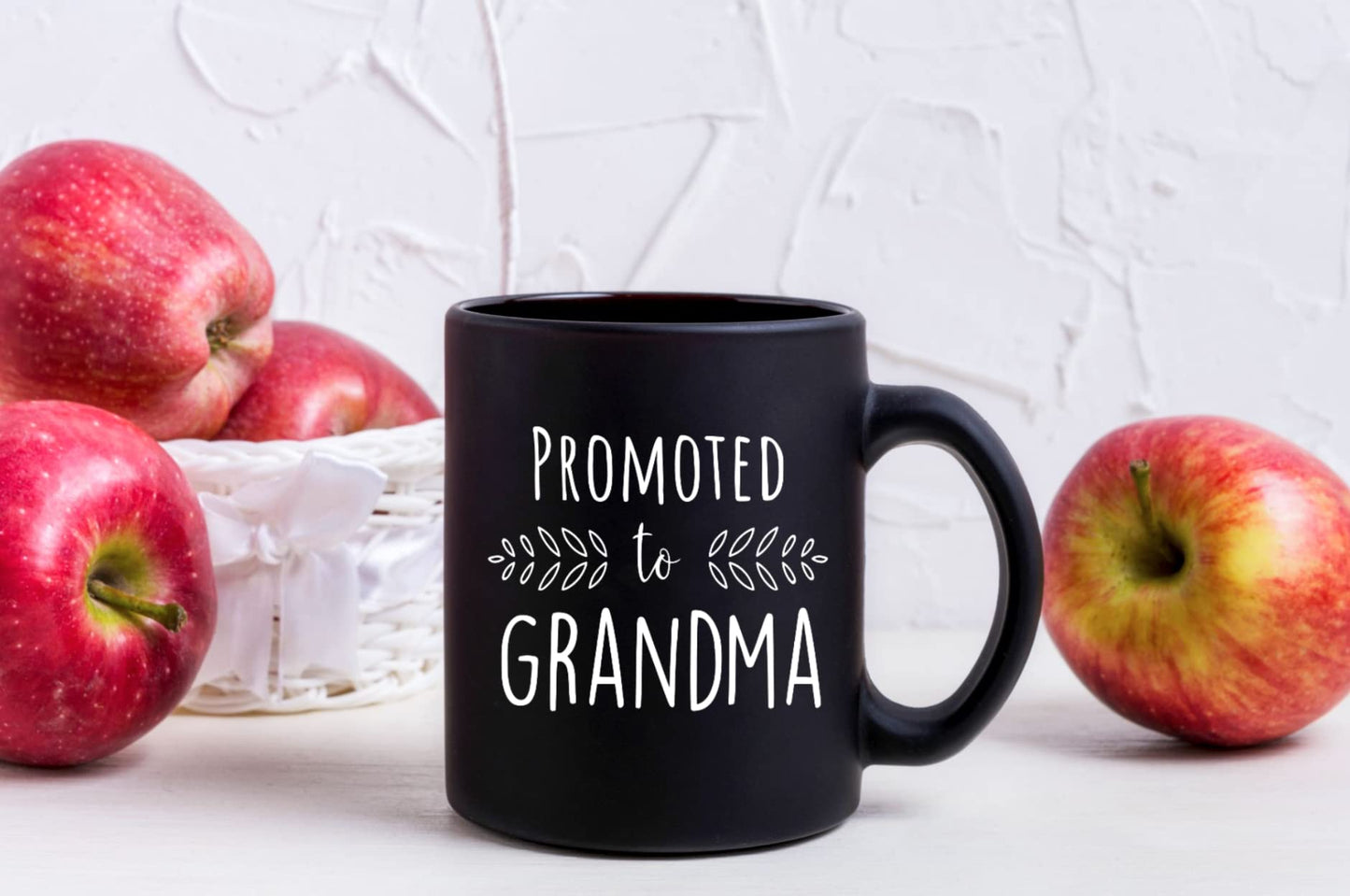 Pregnancy Announcement For Grandparents Black Coffee Mugs - Grandma To Be & Grandpa To Be 11 Oz Mugs - Great Pregnancy Reveal Id