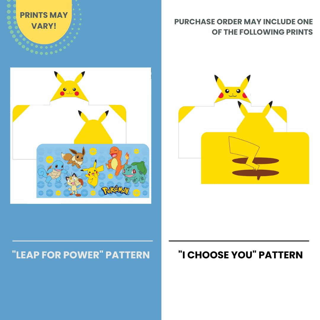 Pokemon Pikachu Bath/Pool/Beach Soft Cotton Terry Hooded Towel Wrap, 24' X 50', By Franco Kids