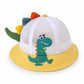 Kawn Baby Dinosaur Sun Hat For Boys & Girls (13 Years) | Upf 50+ Bucket Cap With Chin Strap & Breathable Mesh | Cute Toddler Su