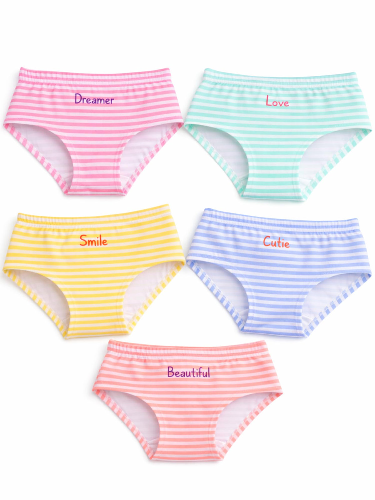 Bodycare Kids Girls Panty Ultrasoft Underwear 100% Cotton Soft Comfortable | Skin Friendly | Innerwear Pack Of 5Assorted