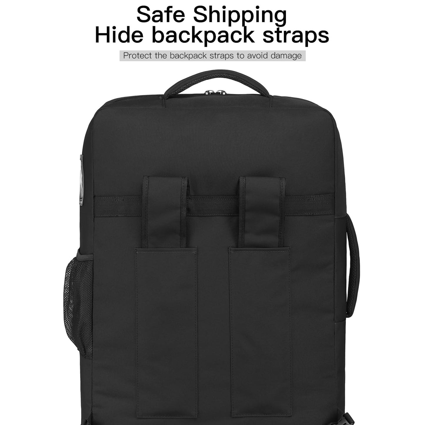 Tuguan Travel Bag For Air Travel With Spinner Wheels, Infant Car Seat Bags With Hard Bottom, Padded Car Seat Backpack, Large Sto
