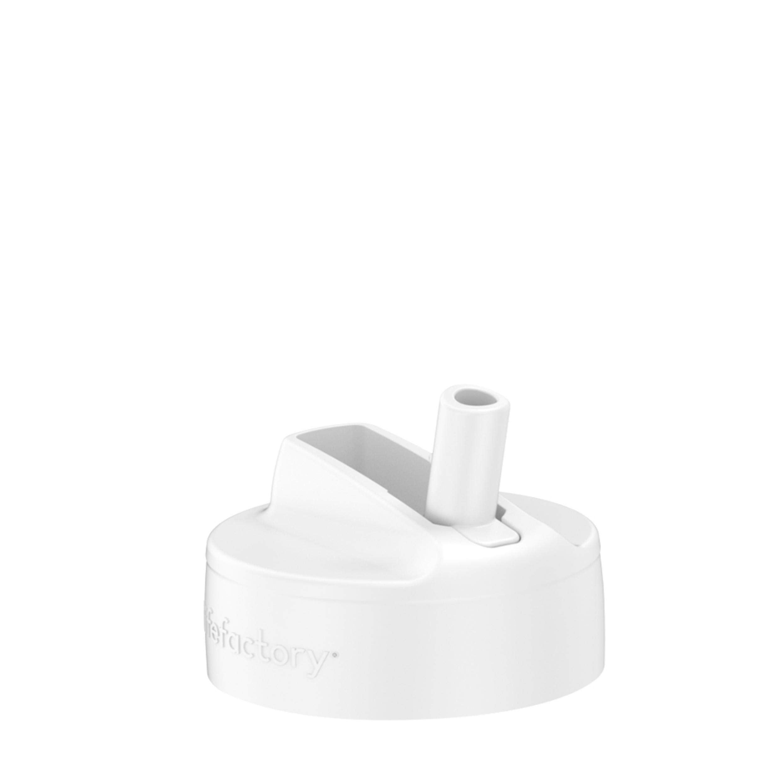 Lifefactory Pivot Straw Cap For 8-Ounce Wide Mouth Baby Bottles White ...