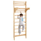 Vevor Swedish Ladder Wall Gym, 10-Level Wooden Indoor Jungle Gym, 220 Lbs Load Capacity Playground Climbing Toys For Kids And Ad