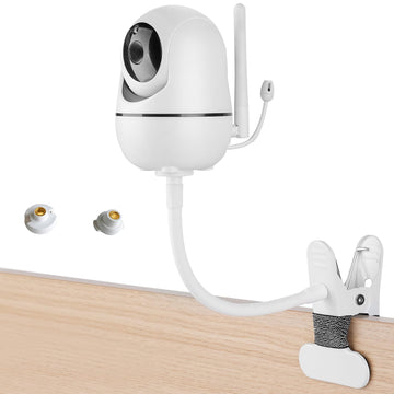 Flexible Baby Monitor Mount Compatible With Hellobaby Hb65/Hb6550/Hb6558/Hb66/Hb248,Anmeate Sm935E/Sm650 Baby Monitor,Baby Camer