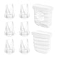 Gotocut Breast Pump Parts For Lansinoh Discreet Duo/Nuliie/Motif Aura Glow S32 Wearable Breast Pump, Incl 6Pcs Duckbill Valves &