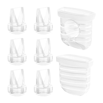 Gotocut Breast Pump Parts For Lansinoh Discreet Duo/Nuliie/Motif Aura Glow S32 Wearable Breast Pump, Incl 6Pcs Duckbill Valves &