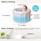 Inflatable Baby Bathtub - Portable Toddler Tub For Shower, Travel-Friendly, Easy To Deflate And Fold, Non-Slip, Thick Cushion Fo