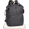 Packnbuy Stylish Diaper Bag For Mothers For Travel With Changing Mat, Maternity Bag With Insulated Bottle Pockets And Multiple P