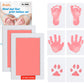 Zemiu 2 Pack Large Clean-Touch Ink Pads, Baby Handprints and Footprints for 0-18 Months, Inkless Hand and Footprint Kit,Baby Pri