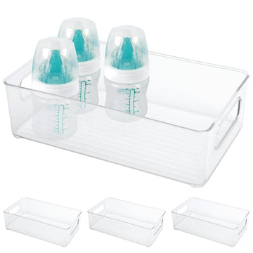 Yeebeny Baby Bottle Organizer - Plastic Storage Center For Baby Bottles And Food Jars - Perfect For Cabinet, Pantry, And Refrige