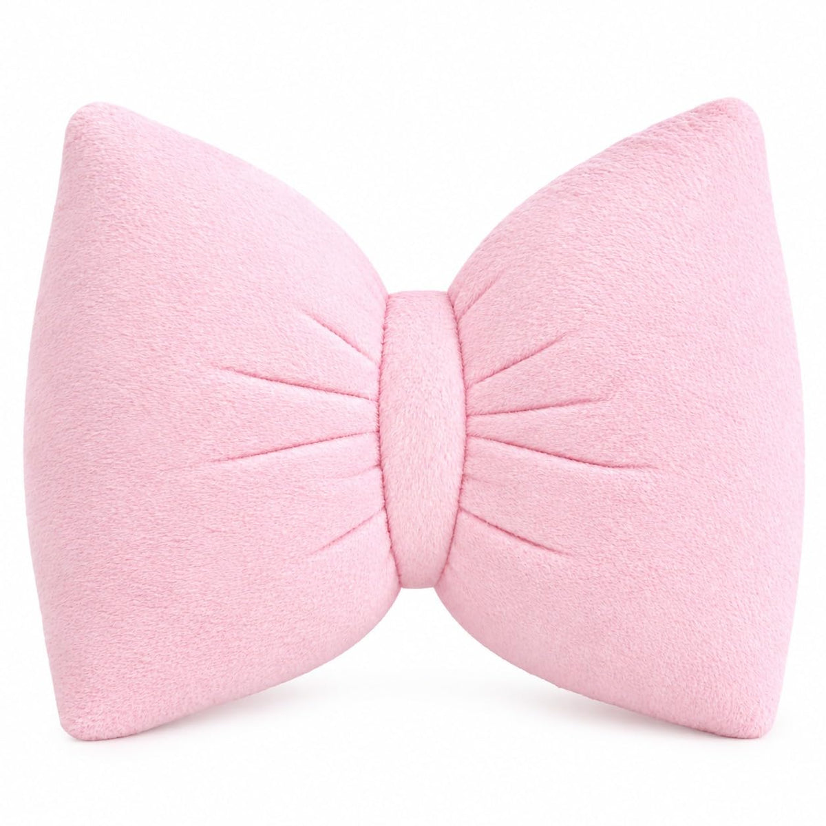 D Event Decor Cute Pink Bow Pillow  Soft Plush Ribbon Knot Cushion, Girly Decorative Throw Pillow for Bedroom, Nursery, Dorm & 