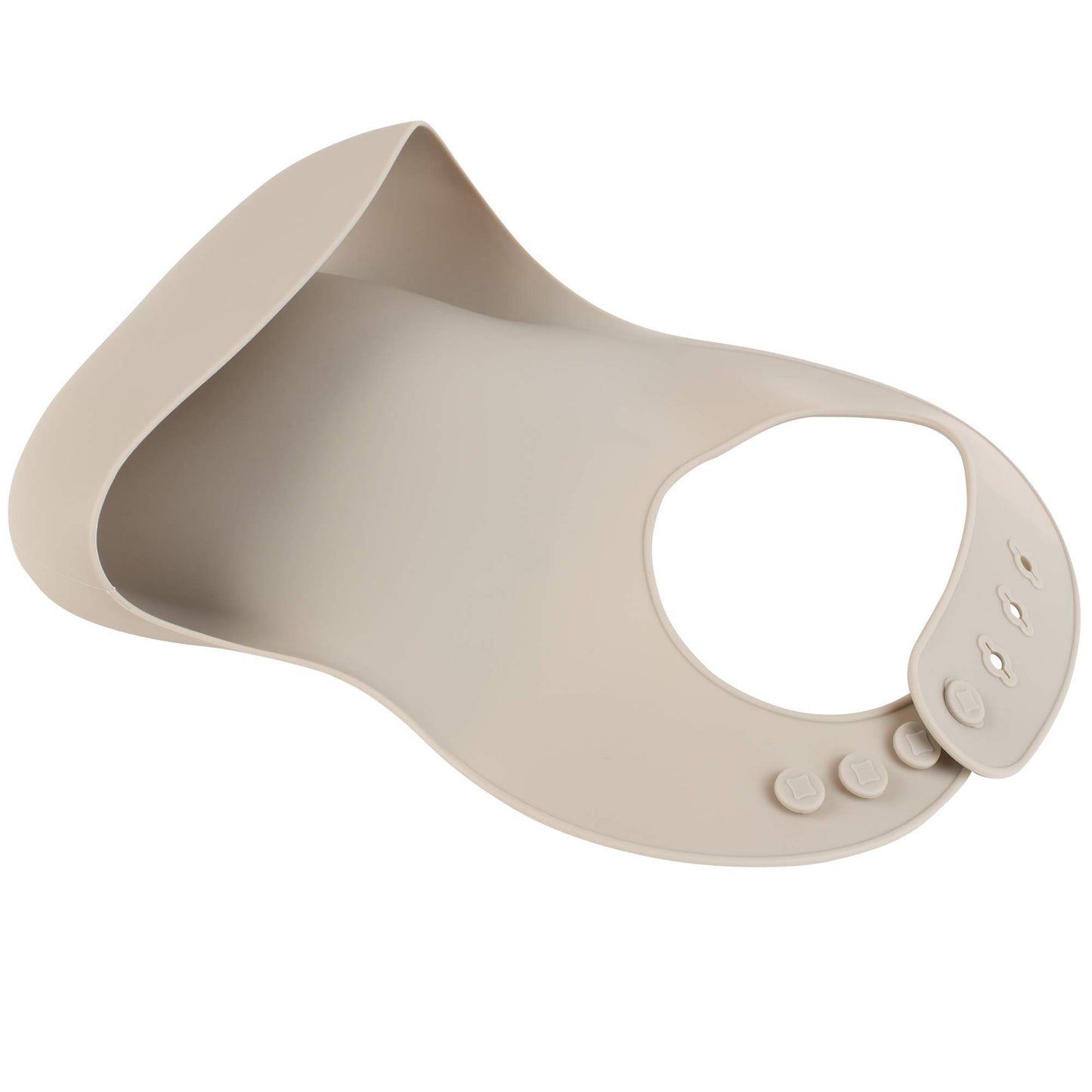 The Happy Stork Silicone Baby Bib With Food Catcher, Adjustable Fit Waterproof, Silicone Bibs For Girl, Boy, Infant And Toddlers