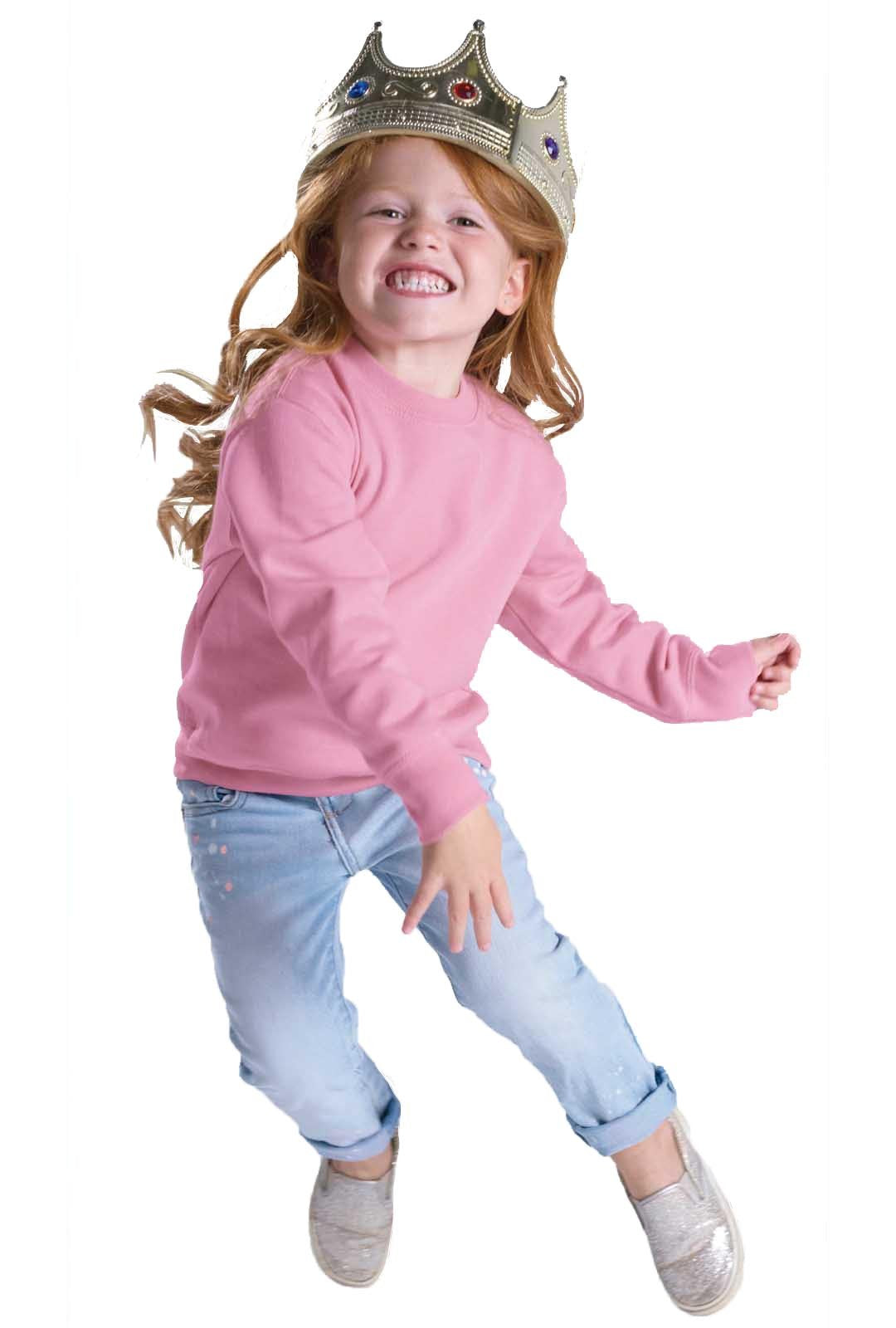 Rabbit Skins Toddler Fleece Sweatshirt 5/6 HEATHER