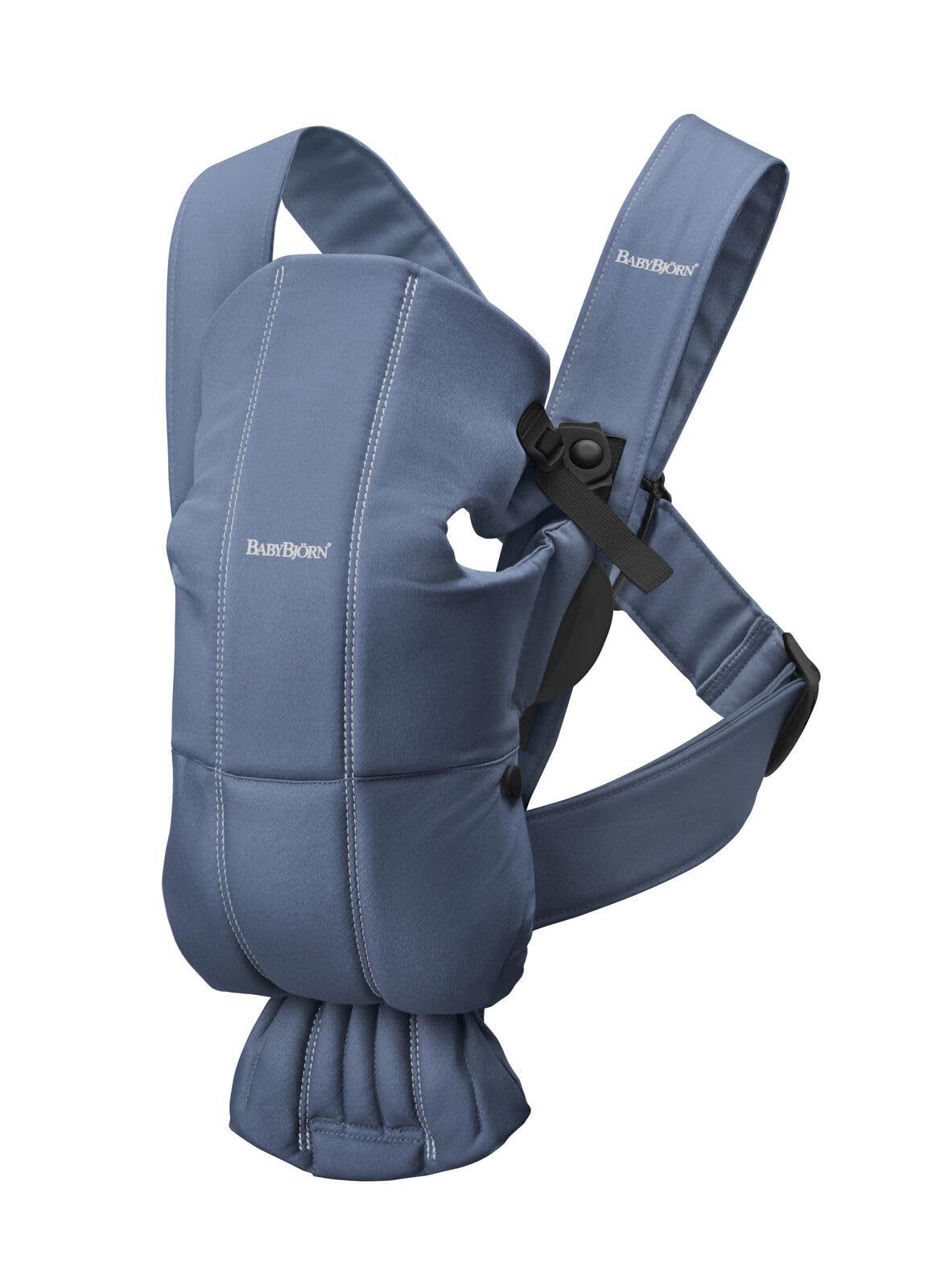 BabyBjrn Baby Carrier Mini, Woven, Vintage Indigo