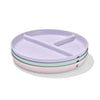 OXO Tot Stackable Divided Plates Set - 3pk - Light