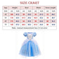 Axaxa Cinderella Costume For Girls Cinderella Dress Princess Dresses For Girls With Accessories Set 4-7Y