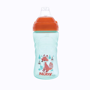Nuby No Spill Printed Thirsty Kids No-Spill Sip-It Sport Cup With Soft Spout And Lid - 12Oz / 360 Ml, 12+ Months, Single Pack Of
