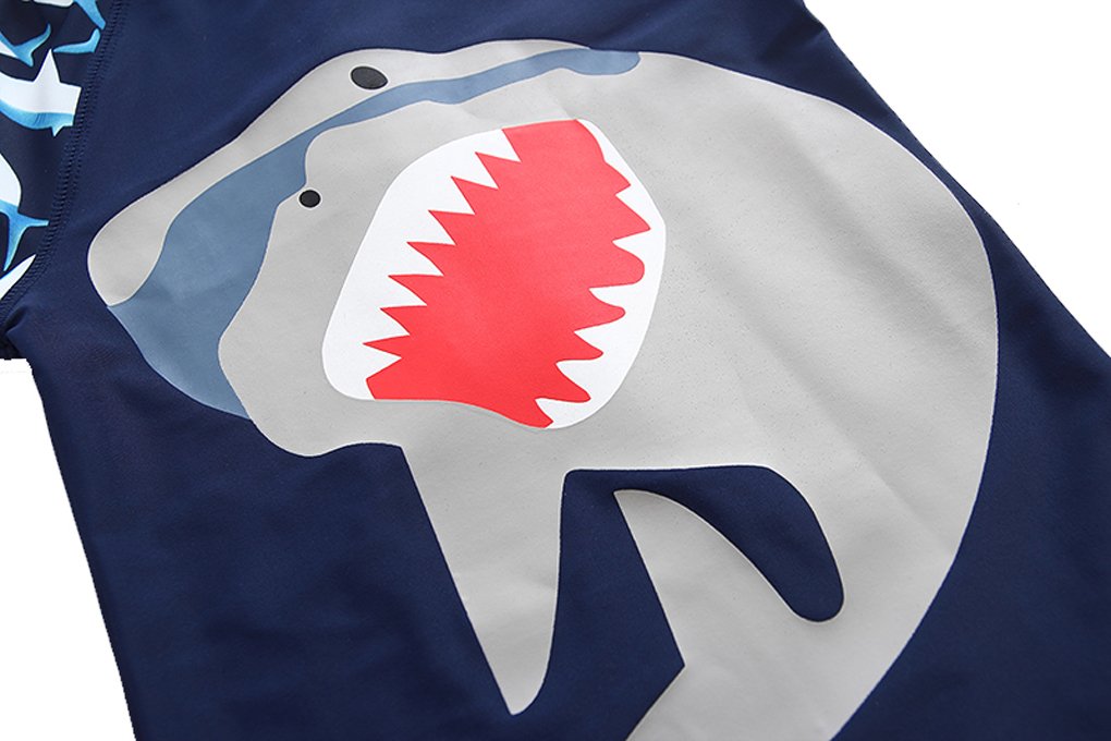 Yober Baby Boys Kids Swimsuit One Piece Toddlers Zipper Bathing Suit Swimwear With Hat Rash Guard Surfing Suit Upf 50+ Fba Navy,