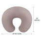 Nursing Pillow Covers, Muslin Nursing Cover For Breastfeeding Pillows, Comfortable For Baby Girls And Boys (Shadow)
